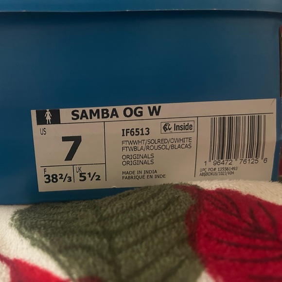 Adidas Women’s Samba OG Size 7 Brand New! Great Gift! - Picture 3 of 8